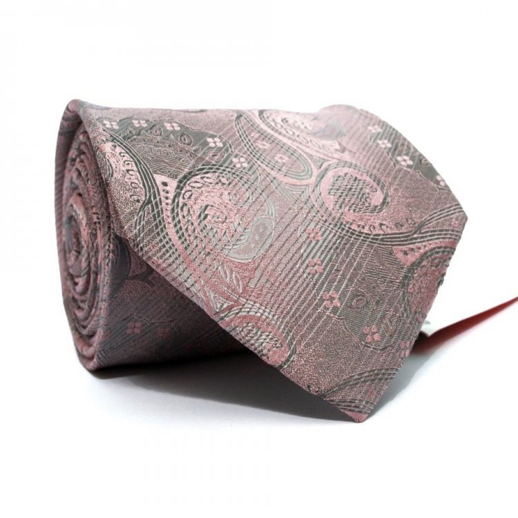 

Галстук Emilio Corali 9х147 см Серо-розовый 000031095