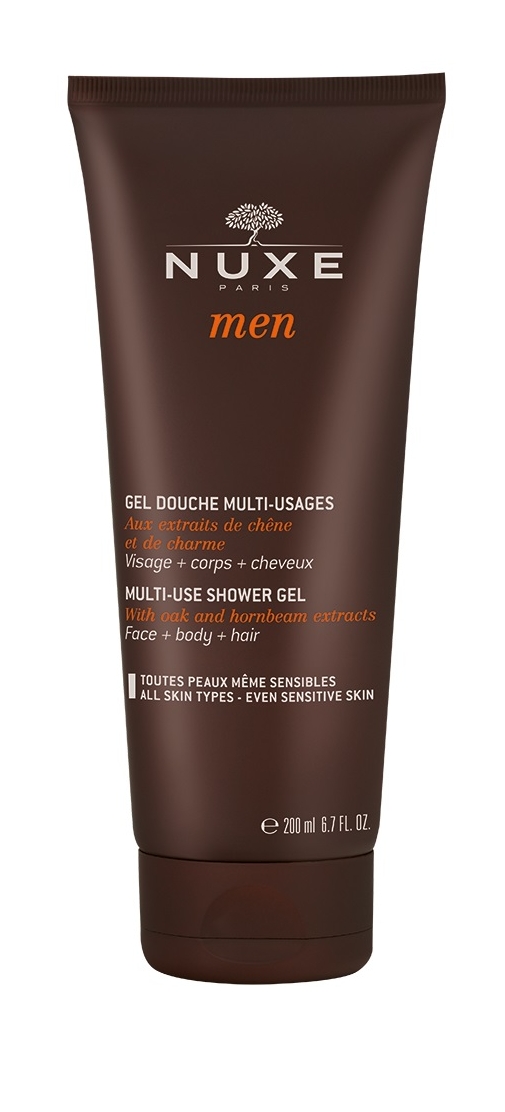 Акция на Универсальный очищающий гель Nuxe Men Multi-Use Shower Gel для лица, тела и волос 200 мл (3264680004964) от Rozetka UA