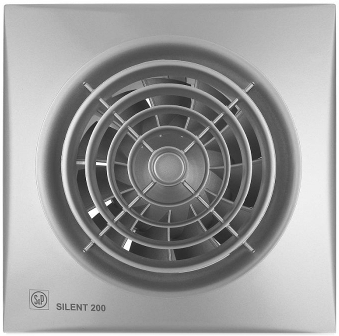 

Вытяжной вентилятор SOLER&PALAU SILENT-200 CZ SILVER