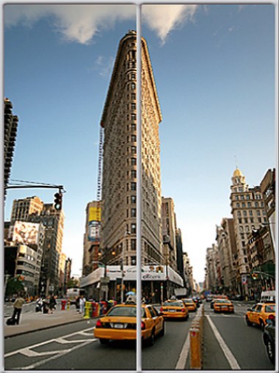 

Шкаф купе Luxe Studio Стандарт-1 Фотопечать Архитектура 1200x2200x600 двухдверный