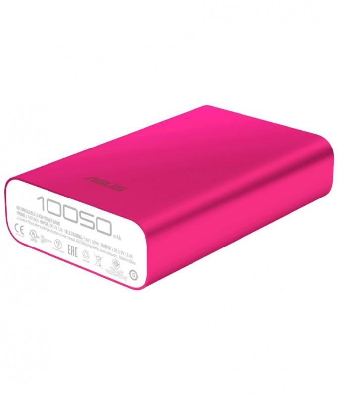 

Портативное зарядное устройство ASUS ZEN POWER 10050mAh Pink (JN6390AC00P0-BBT080)