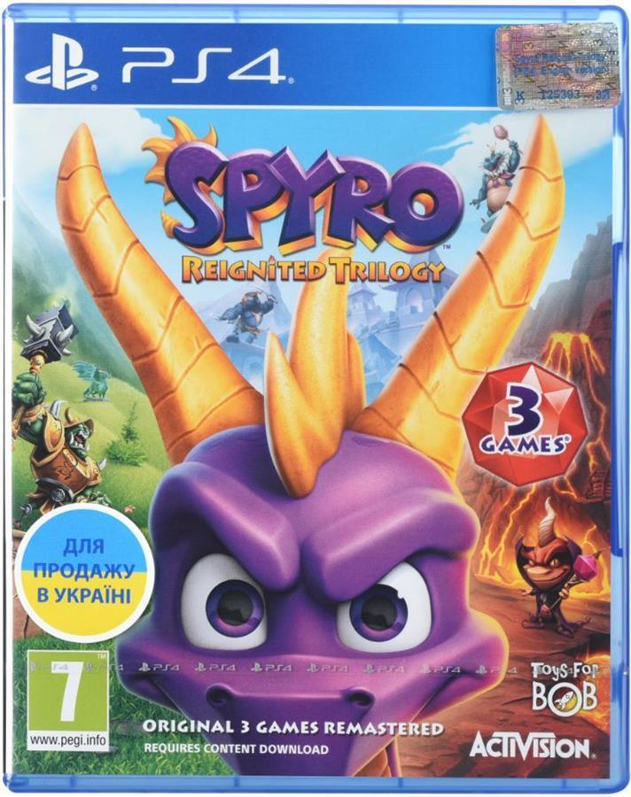 

Игра PS4 Spyro Reignited Trilogy [Blu-Ray диск] (JN6388237EN)