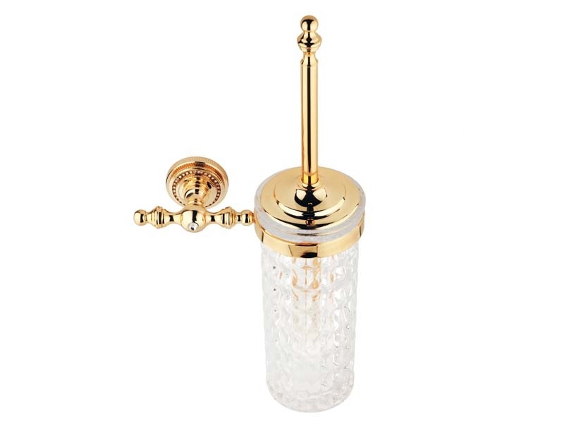 

Ёршик для туалета Kugu Eldorado 805G, золото+стекло (805G)