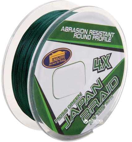 

Шнур Lineaeffe Japan Braid 4X PE Moss Green 150 м 0.08 мм 3.7 кг Темно-зеленый (3016008)