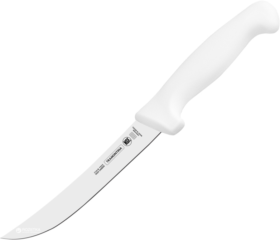 Акція на Кухонный нож Tramontina Profissional Master обвалочный 152 мм Белый (24604/186) від Rozetka UA