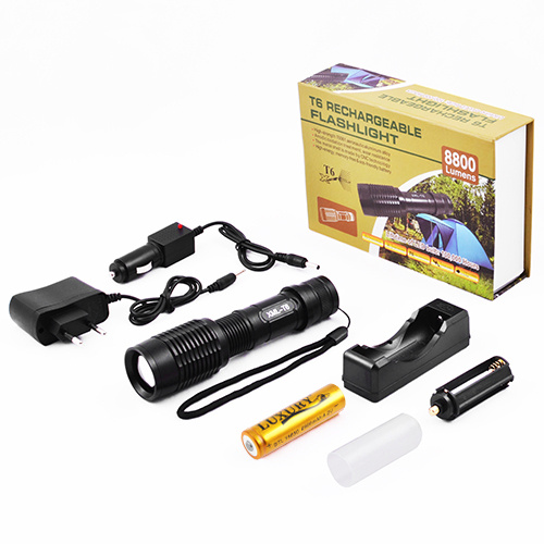 

Фонарь Luxury 12V 1861-T6 (Cree XM-L-T6, 1000 люмен, 5 режимов, 1х18650)