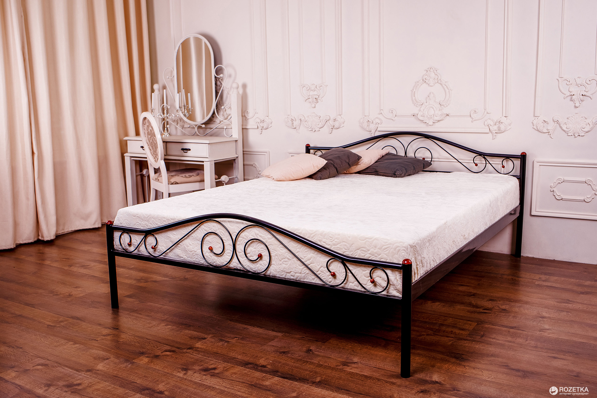 

Двуспальная кровать Eagle Polo 140 x 200 Black