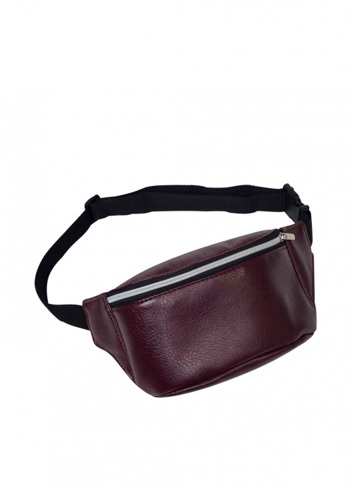 

Сумка женская на пояс (бананка) Sambag 22х12х4 см Бордовый