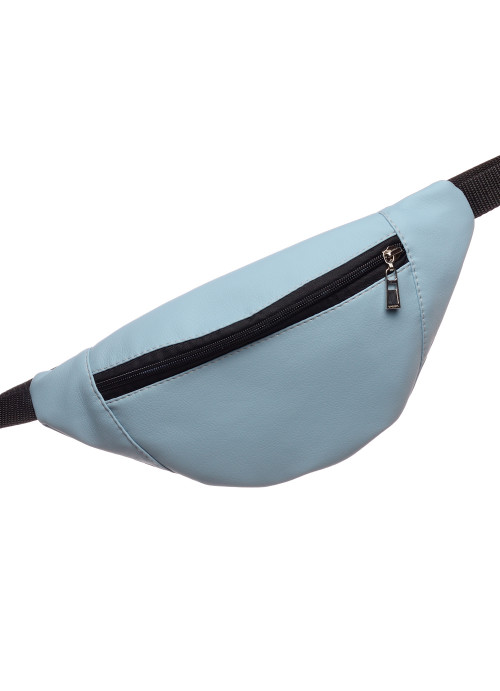 

Сумка женская на пояс (бананка) Sambag 33х14 см Голубой
