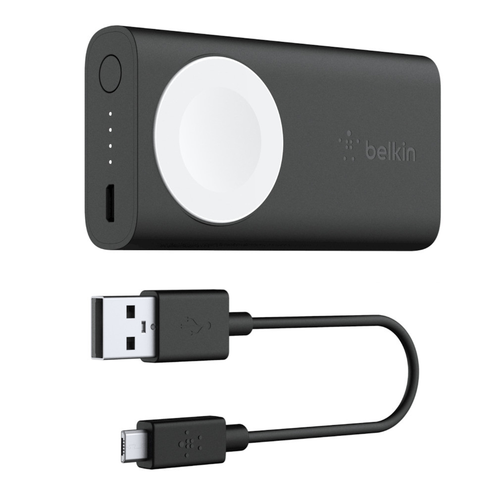 

Портативное зарядное устройство Belkin 2200mAh, Apple Watch и iPhone, black