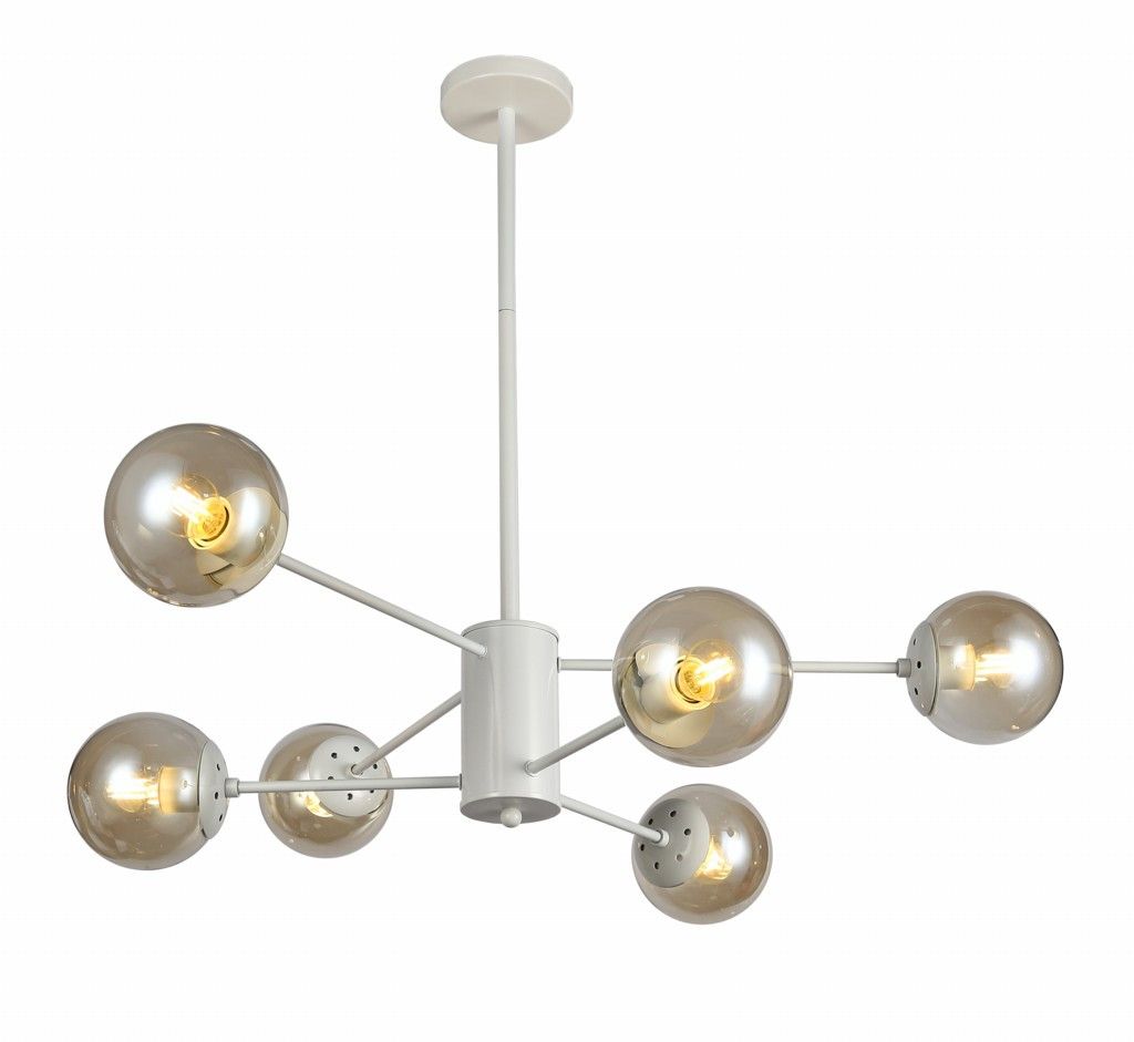 

Люстра подвесная Levistella 7526033-6 WH+BR (56523)