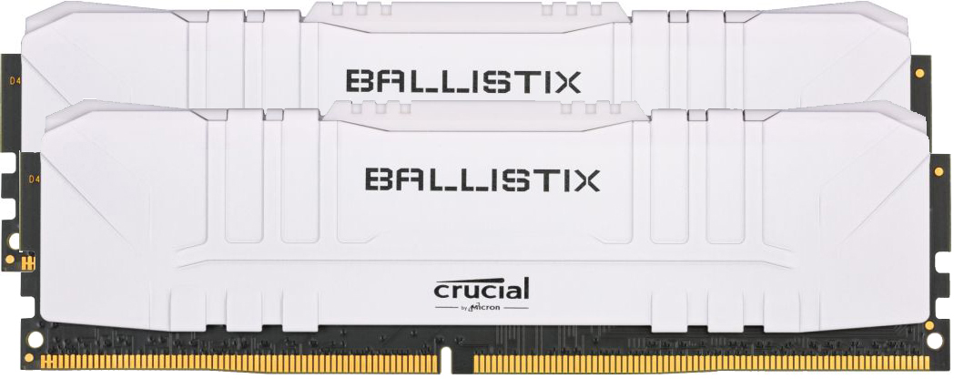 

Оперативная память Crucial DDR4-2666 32768MB PC4-21300 (Kit of 2x16384) Ballistix White (BL2K16G26C16U4W)