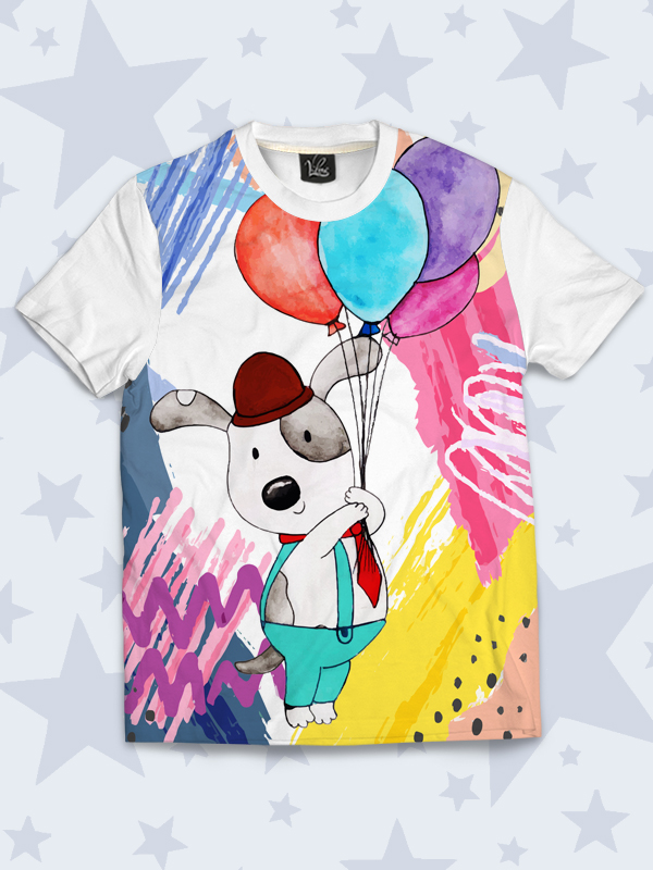 

Футболка Пёс с шариками Vilno 134-140 см 000034159