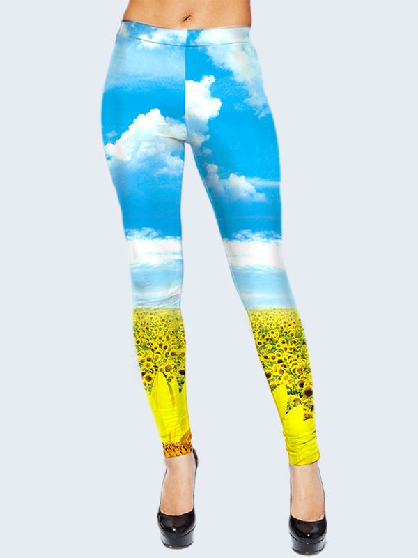 

Леггинсы Подсолнухи (1064) Vilno XXS/XS (40-42) 000035393