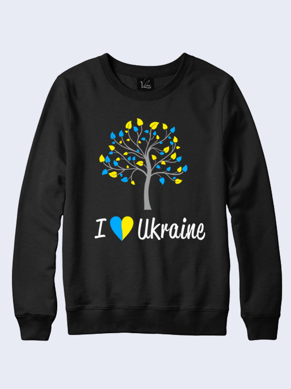 

Женский свитшот Я люблю Украину Vilno XL (50) 000035614