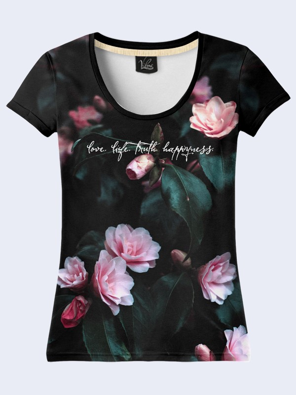 

Футболка Love flowers (2474) Vilno S (44) 000033782