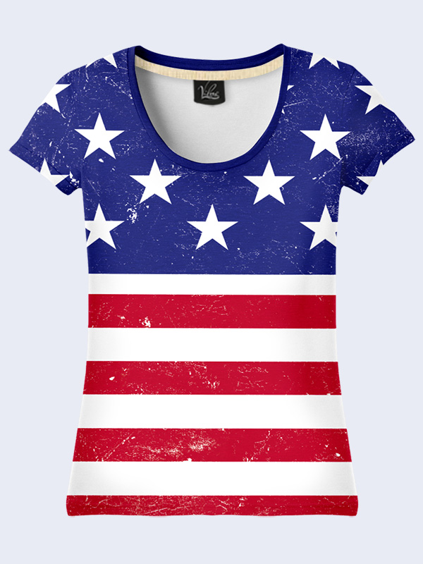

Футболка Флаг США (2052) Vilno XS (42) 000035279