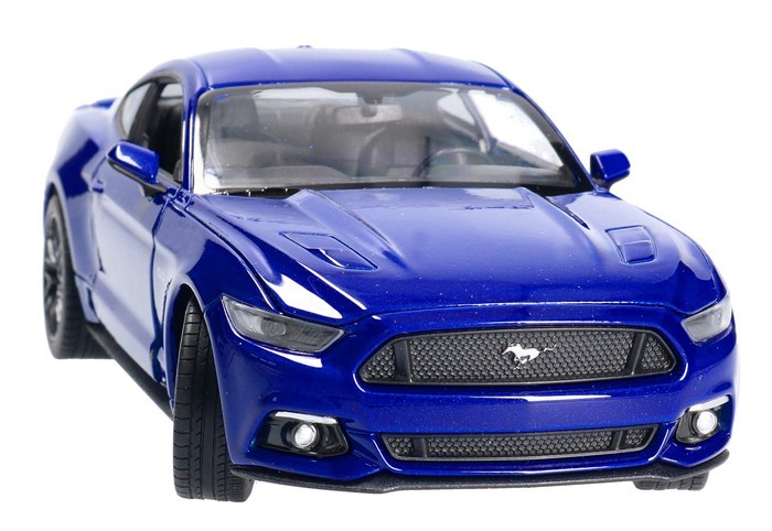 

Машинка инерционная металл 1:24 FORD MUSTANG GT2015 24062W WELLY синий