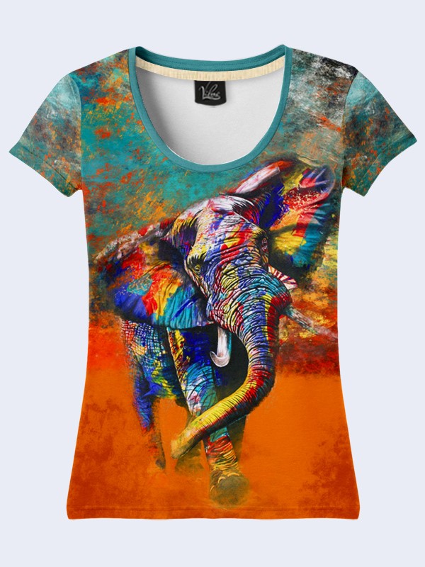 

Футболка Colored elephant (2464) Vilno L (48) 000034094