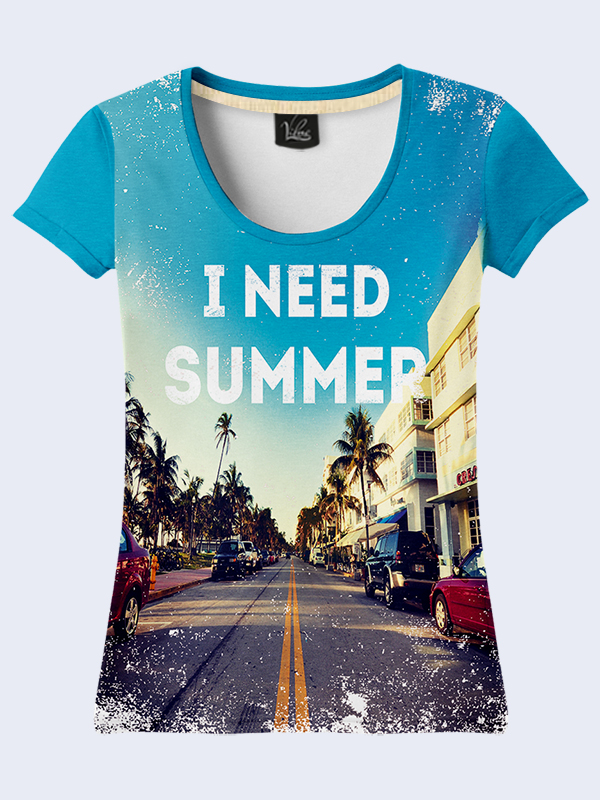 

Футболка I need summer (2177) Vilno M (46) 000037352