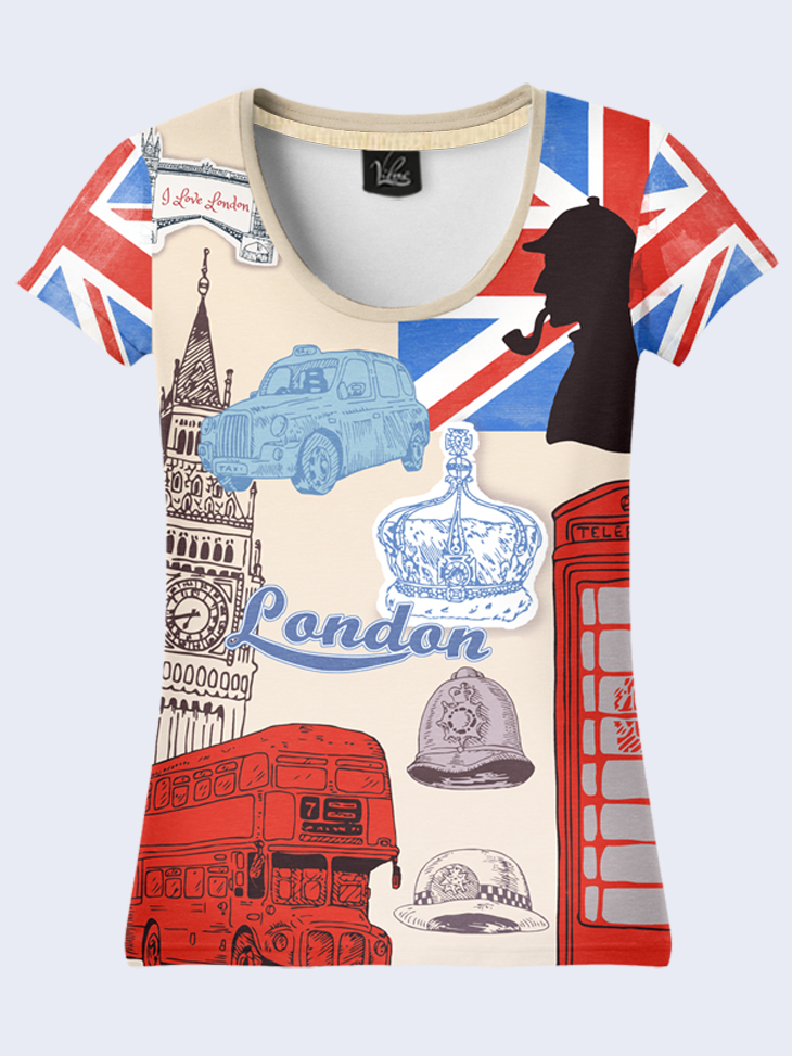 

Футболка Symbols of London (2074) Vilno L (48) 000036374