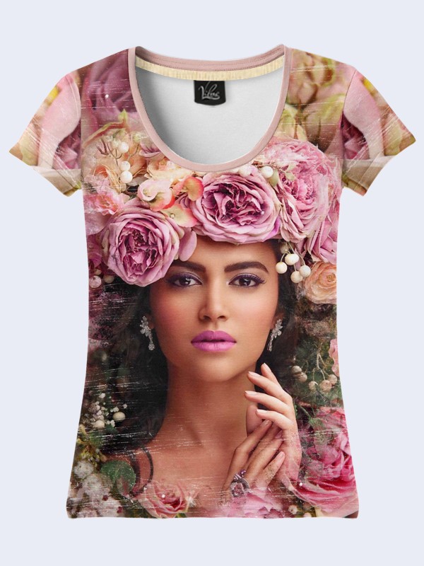 

Футболка Девушка в цветах (2471) Vilno L (48) 000034079
