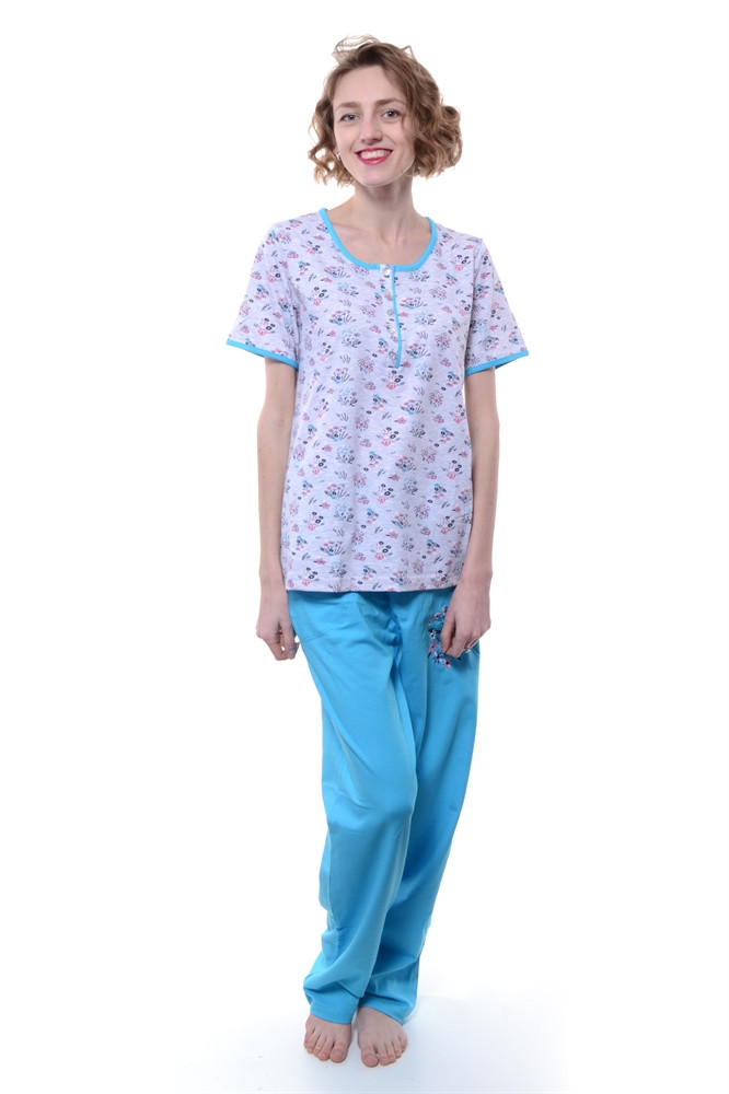 

Женская пижама Chiser Bk2208353b серый M