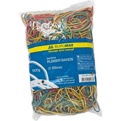 

Резинки для денег BUROMAX JOBMAX assorted colors, 500г (BM.5504)