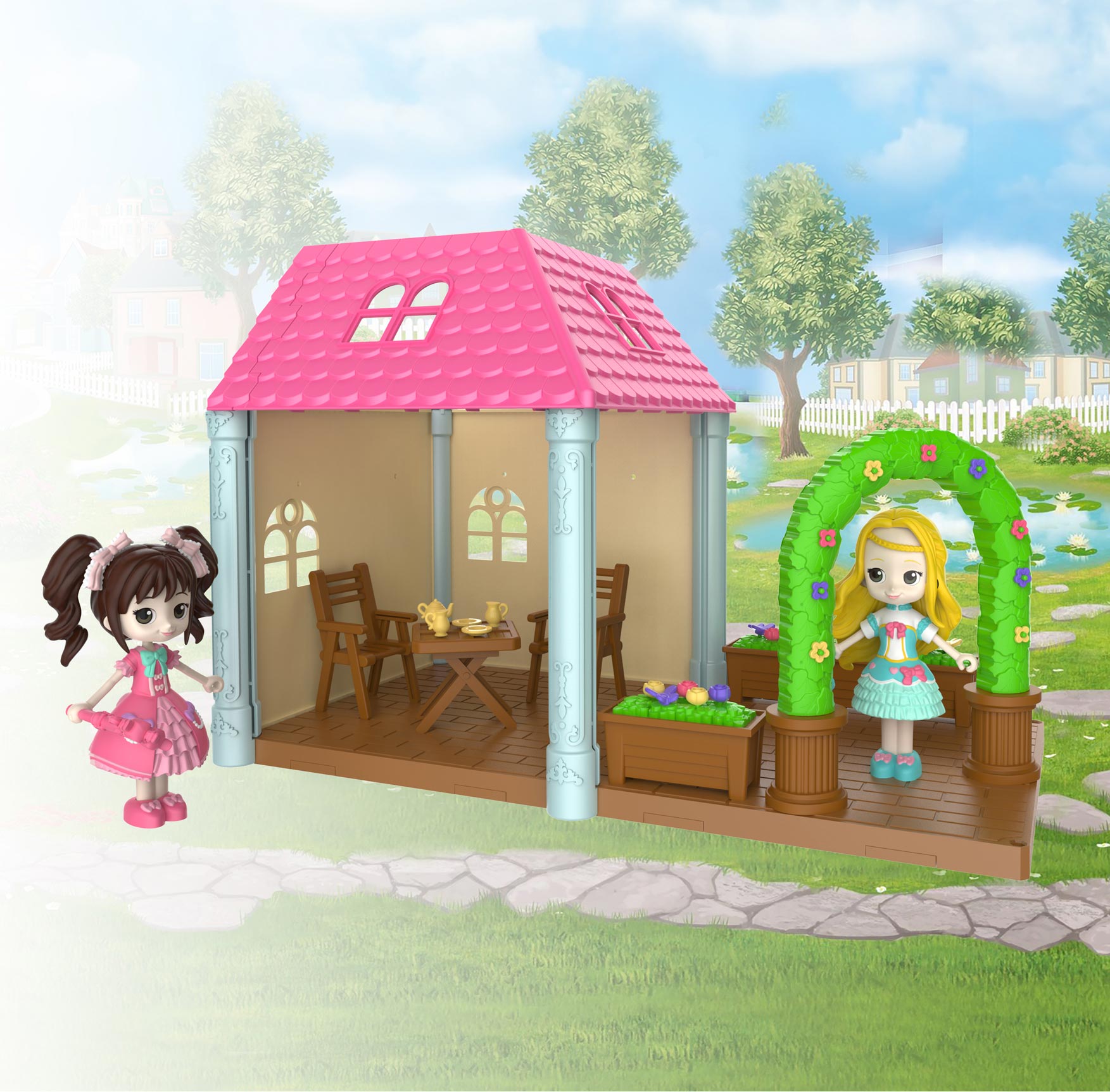 

Игрушечный домик JIEYU на 2 комнаты (30102)