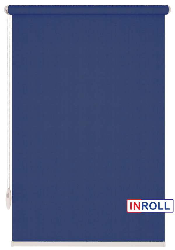 

Ролета тканевая INROLL Есо-Mini 95х185 см Camila Темно-синий A613