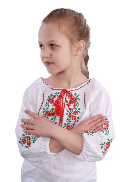 

Вишиванки narodniy-butik Розочка Комсомольська 140 білий 4013