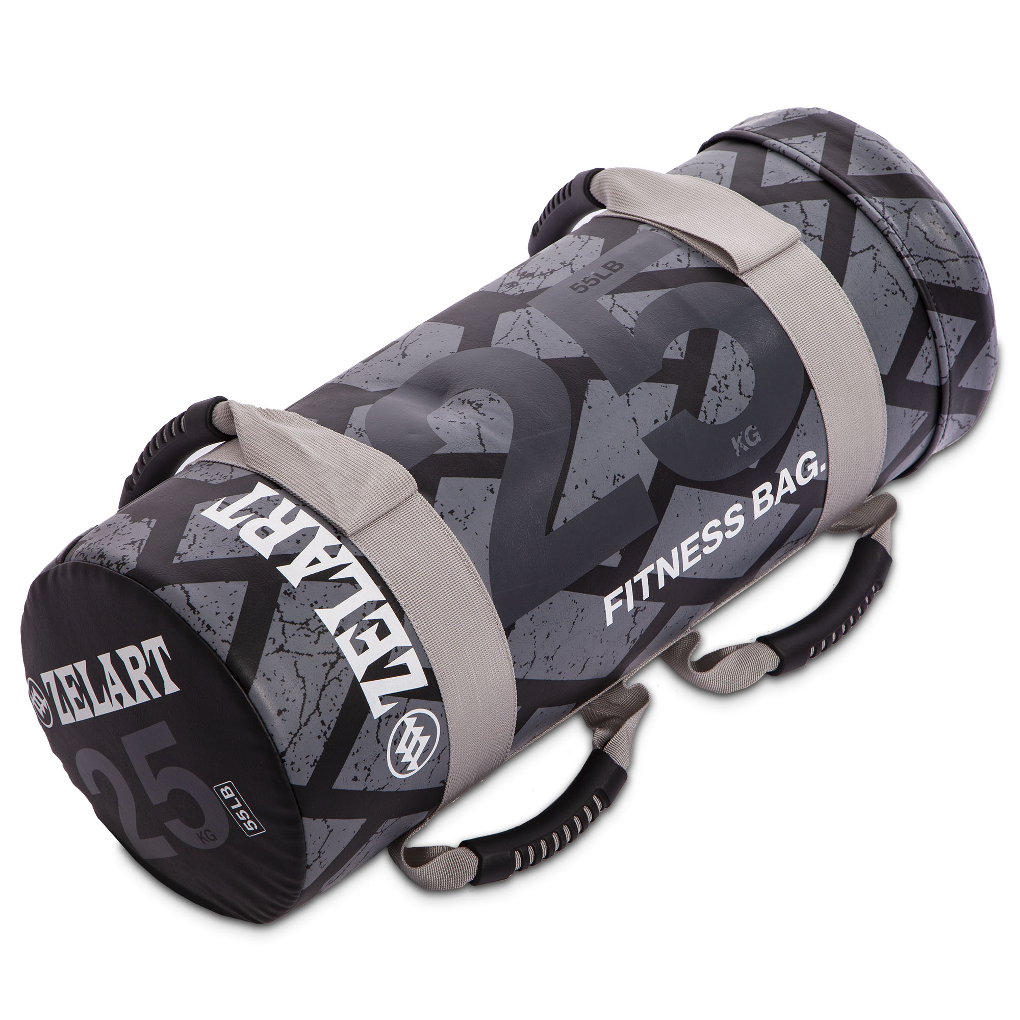 

Мешок для кроссфита и фитнеса FI-0899-25 Power Bag (PVC, нейлон, вес 25кг, черный-серый)