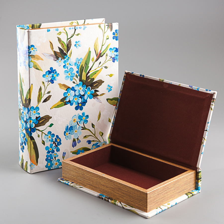 

Книга-шкатулка «Васильки» 30*21*7 см Safebet 15893-BR-1393