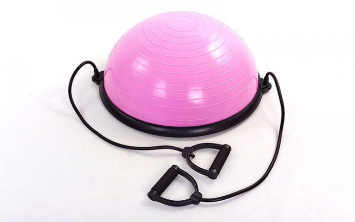

Балансировочная платформа BOSU с двумя эспандерами BS-1524 (пластик, PVC, h-25см, d-58см, 4,5 кг)