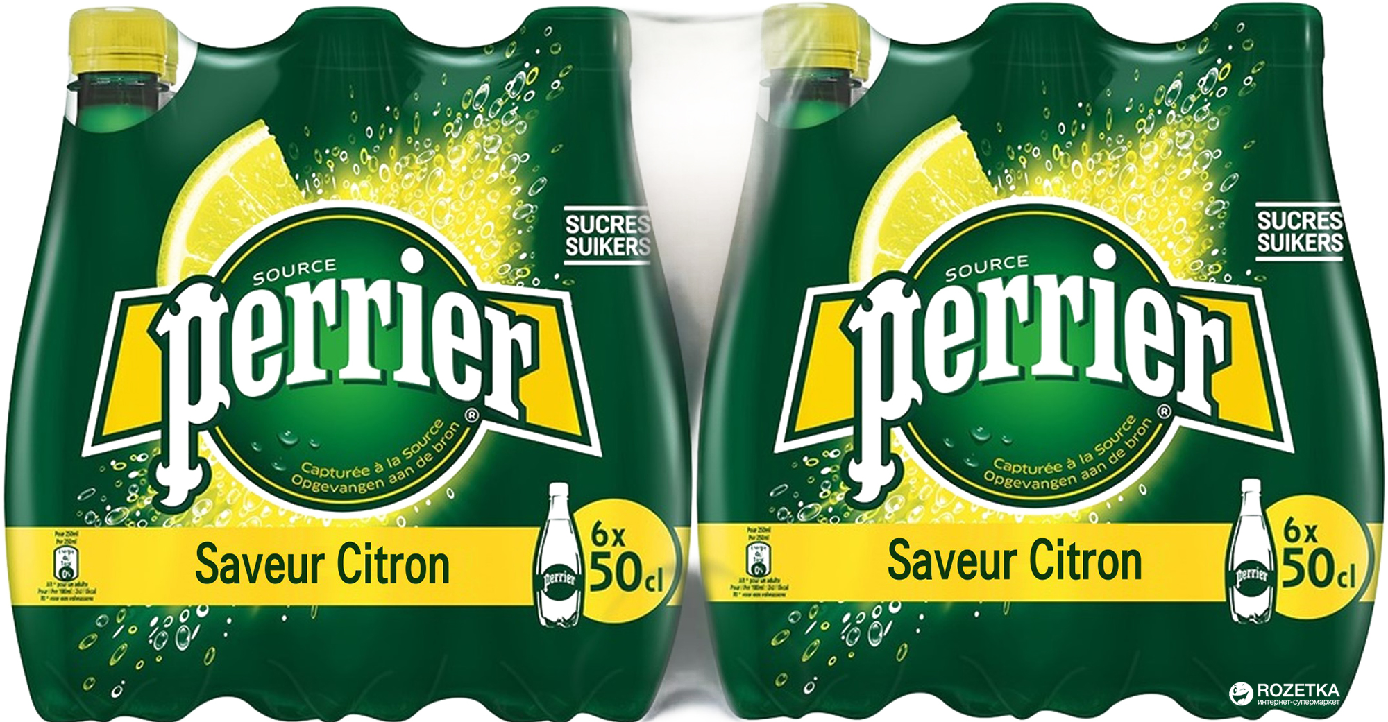 Акція на Упаковка минеральной газированной воды с лимоном Perrier 0.5 л х 24 бутылки (7613035696174) від Rozetka UA