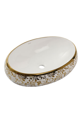

Умывальник Newarc Countertop 60 золото/белый (5015G-W)