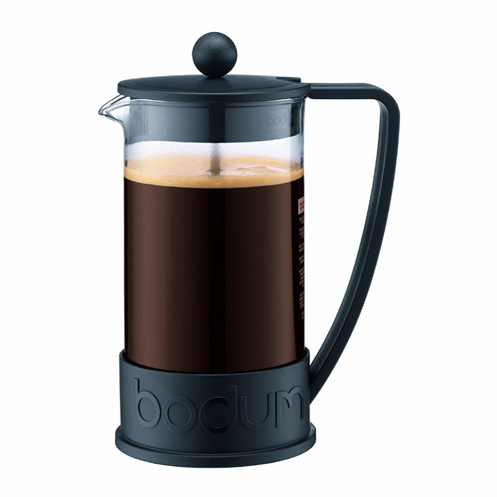 

Кофейник френч-пресс Bodum Brazil 1 л (черный)