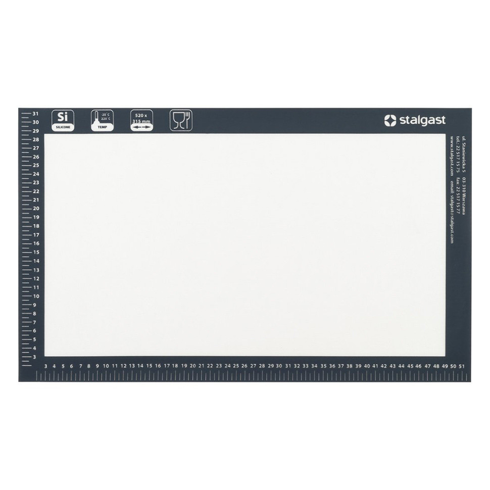 

Коврик кондитерский Stalgast 52x31.5 см (530-521110)
