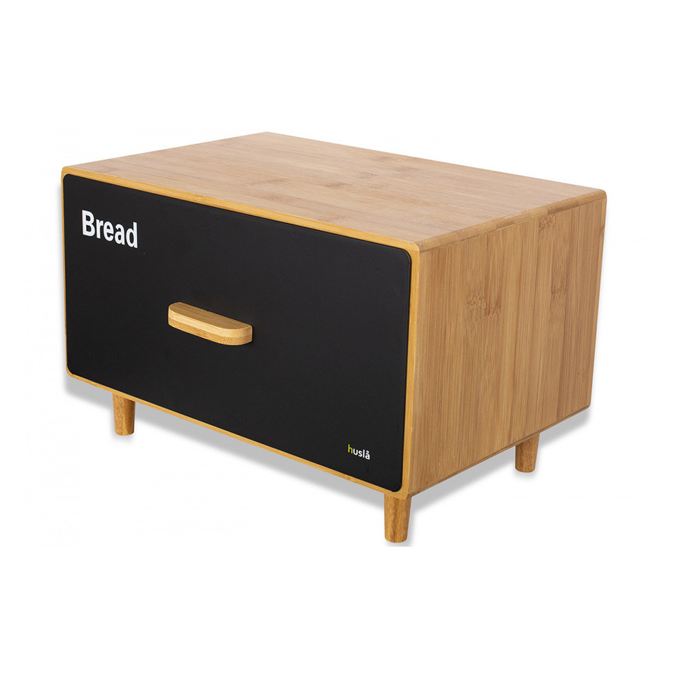 

Хлебница Husla Scandic 36x26x23 см (чёрная)