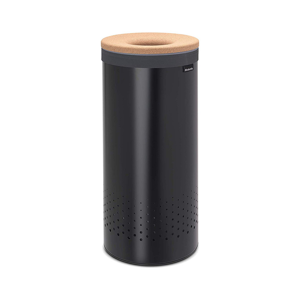 

Бак для белья с пробковой крышкой Brabantia 35 л (чёрный)
