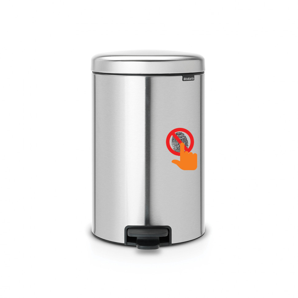 

Мусорное ведро Brabantia Pedal Bin 20 л (серебряное)
