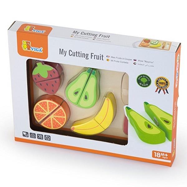 

Игровой набор Фрукты Viga Toys 22х15х2,5 см Разноцветный 000029985