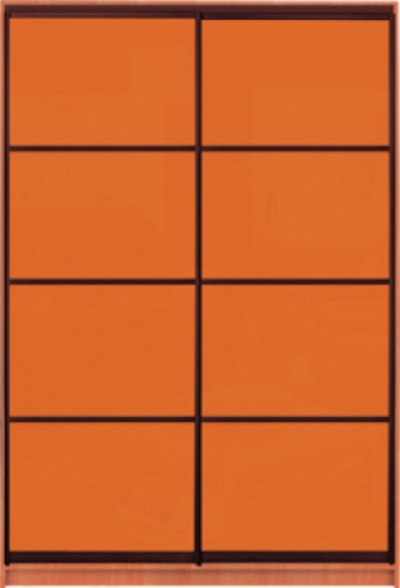 

Шкаф купе Luxe Studio Стандарт-1 Цветной комбинированный фасад-1 1600x2200x600 двухдверный