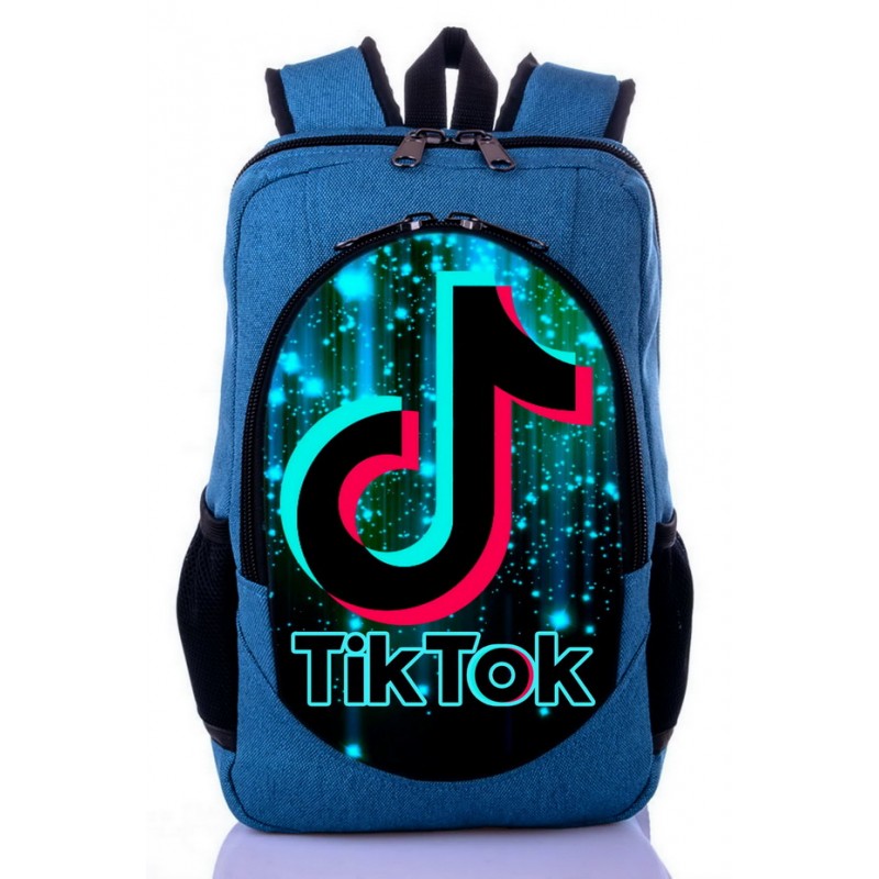 

Рюкзак с принтом Тик Ток Tik Tok бирюза (tik - 038)