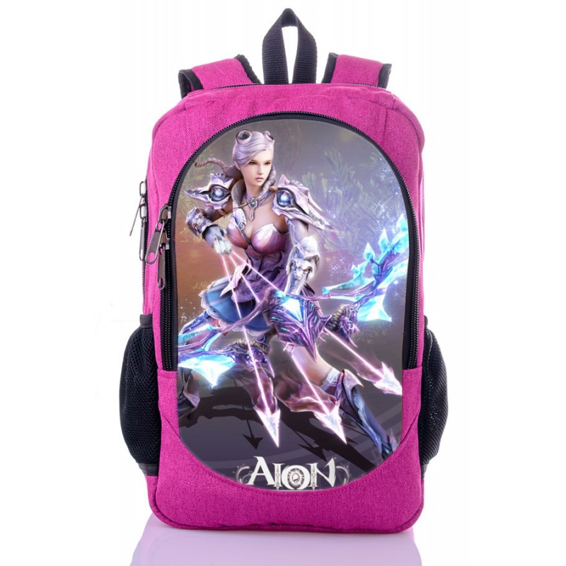 

Рюкзак с принтом Айон AION розовый (ain - 005)