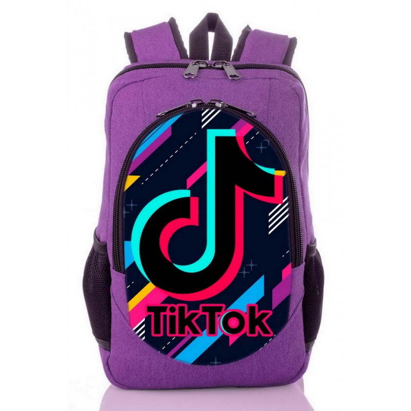 

Рюкзак с принтом Тик Ток Tik Tok фиолетовый (tik - 041)