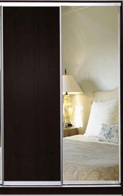 

Шкаф купе Luxe Studio Стандарт-1 ДСП/Зеркало-12 1000x2000x600 двухдверный