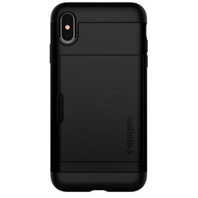 

Чехол для моб. телефона Spigen iPhone XS Slim Armor CS Black