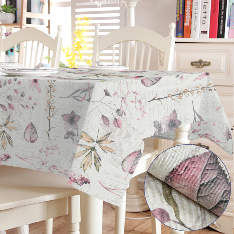 

Скатерть с акриловым покрытием 10864 Time Textile 140x180 см Розовый
