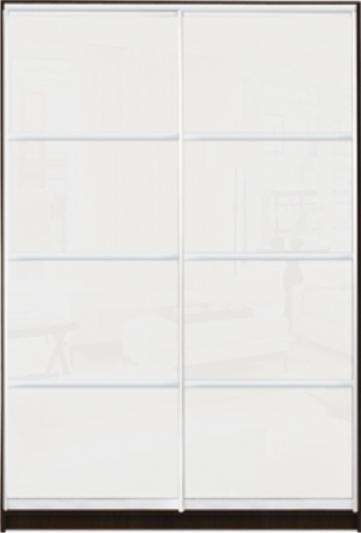 

Шкаф купе Luxe Studio Стандарт-1 Цветной комбинированный фасад 1200x2300x600 двухдверный